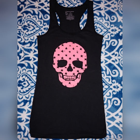 No Boundaries Racerback tank top. Size Lg 11-13 Pick skull with stars. - Picture 1 of 2
